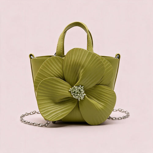 Amber-Green handbag by Nevuxy