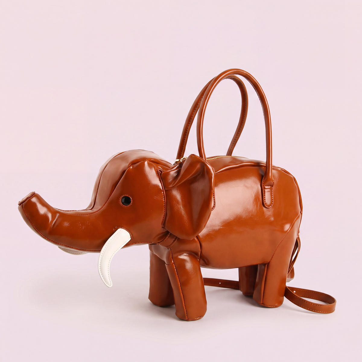 Lulu-Brown handbag by Nevuxy