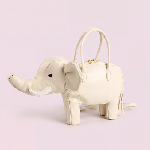 Lulu-White handbag by Nevuxy