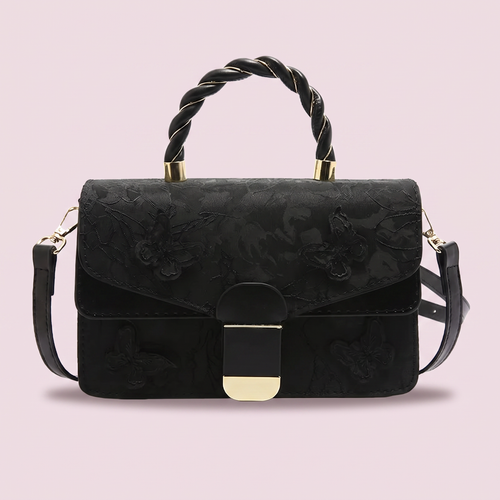 Monaco-Black handbag by Nevuxy