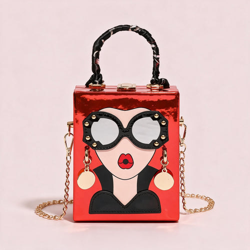 Ruby-Red handbag by Nevuxy