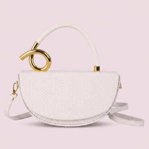 Sofia-White handbag by Nevuxy