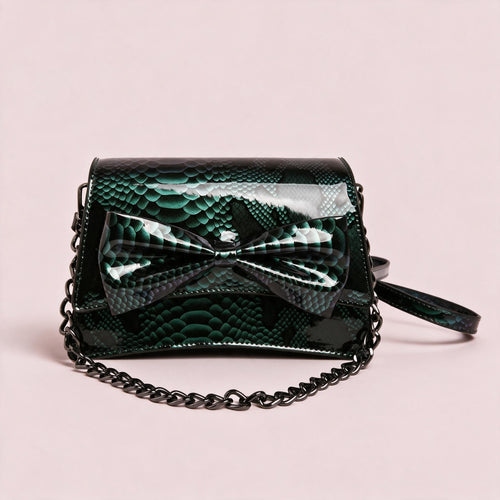 Valentina-Green handbag by Nevuxy