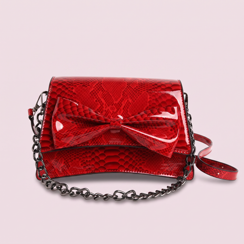 Valentina-Red handbag by Nevuxy